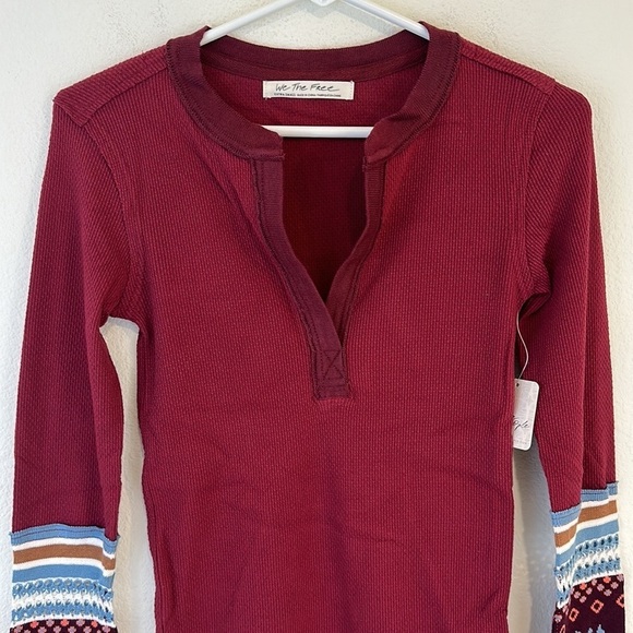 NWT Free People Mikah Layering Cuff Wine Combo - Picture 4 of 12